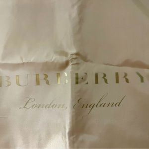 BURBERRY Authentic Garment Suit Coat Dust Cover Zipper Travel Bag Khaki